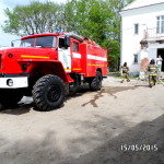 Подъезд пожарной техники со стороны эвакуационного выхода