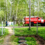 Со стороны основного выхода